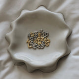 Bubbly Initial Necklace - Gold