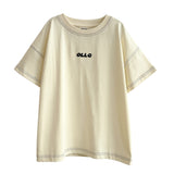 CONTRAST STITCH SS TEE